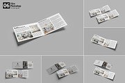 A4 Bi-Fold Brochure Landscape Mockup, an Advertising Mockup by GraphicWindow (Thumbnail 1 of 7)