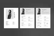 Minimal Resume Template, a Resume Template by Saman Osama (Thumbnail 5 of 8)
