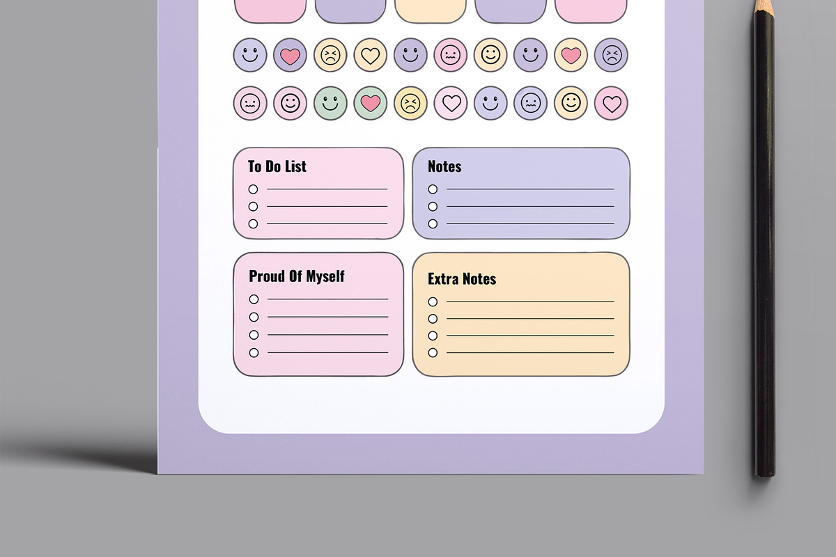 Creative Daily Weekly Planner Design preview 3