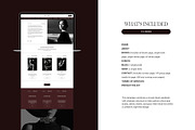 Romance Author Squarespace Website, a Squarespace Template by 3.14&Co (Thumbnail 4 of 9)