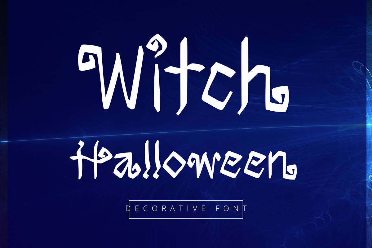 Witch Halloween Font, a Sans Serif Font by Cutie_Kate_Studio (Photo 1 of 7)