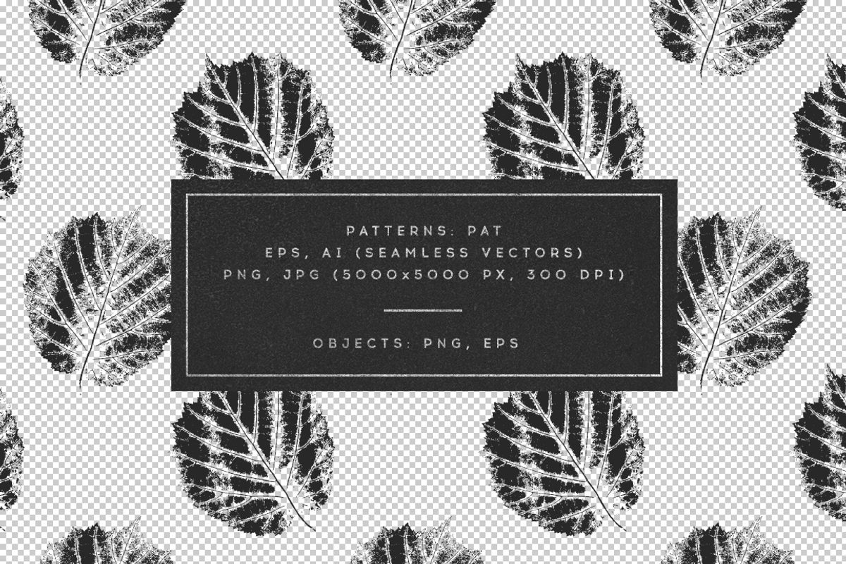 Leaves – stamp collection, a Pattern Graphic by Helen Halik art (Photo 7 of 7)