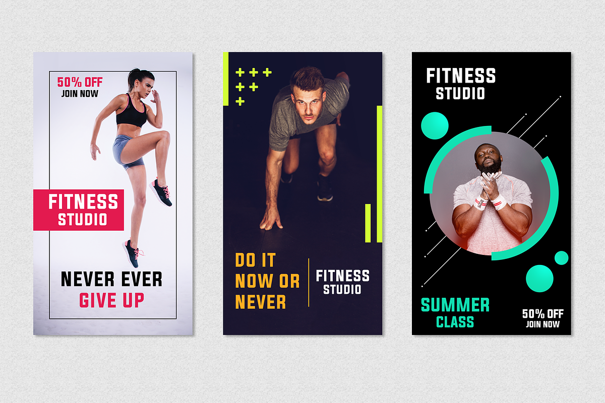 Fitness Instagram Story Templates, a Social Media Template by Jaisivakumar (Photo 2 of 6)