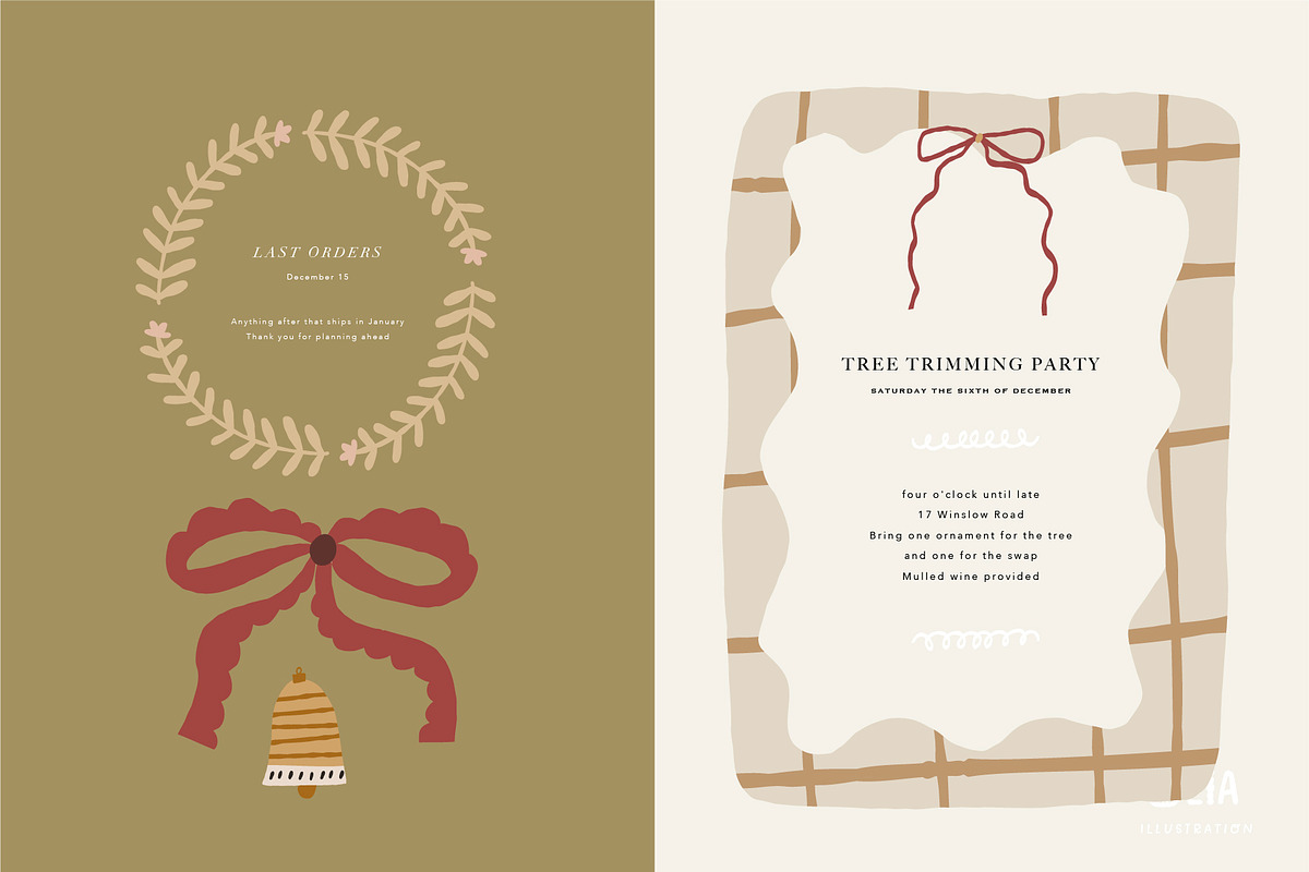 170+ Whimsical Frames & Bows, a Decorative Illustration by Olia (Photo 4 of 20)