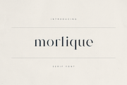 Morlique Serif Font, a Serif Font by Only Fonts (Thumbnail 1 of 11)