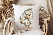 Whimsical Easter Duckling Clipart, an Illustration by OK Design (Thumbnail 6 of 6)