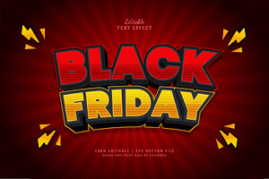 Text Effect Black Friday, a Layer Style Add-On by Navy Graphic