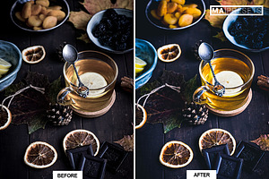 10 DARK FOOD Lightroom Presets