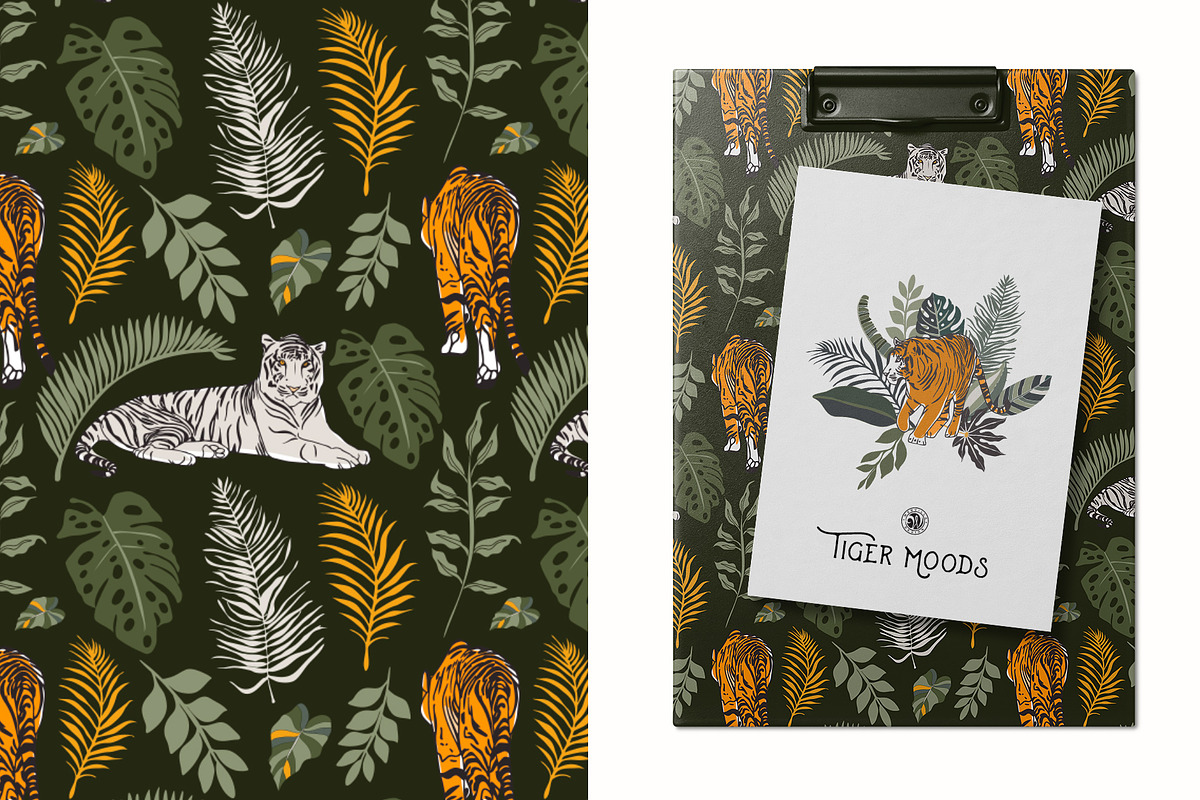 Tiger Moods, an Animal Illustration by Bloomart Studio (Photo 5 of 8)