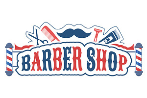 10 Barber Shop Illustration