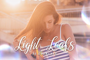 Light Leak Overlays, an Object Graphic by DreamyOverlay (Thumbnail 1 of 7)