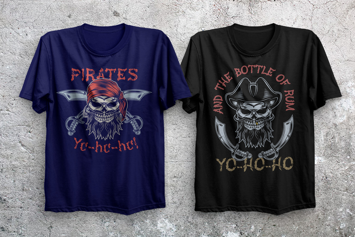 Yo-ho-ho. Vintage layered font, a Font by Fractal fonts & graphics (Photo 8 of 9)