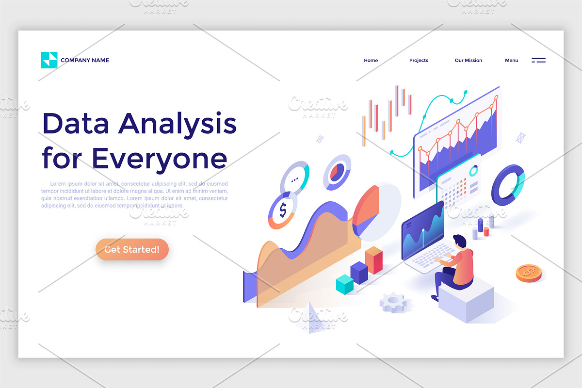 Isometric Solutions Mini. Part 5, a Templates & Theme by Andrew Kras Design (Photo 14 of 19)