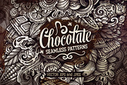Chocolate Graphics Doodle Patterns, a Pattern Graphic by BALABOLKA (Thumbnail 1 of 7)