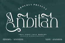 Anbittah Serif Fonts