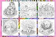 Fantasy Animal Companions Coloring, an Animal Illustration by Design Station (Thumbnail 3 of 3)