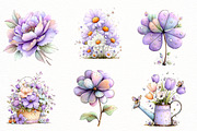 Watercolor Spring clipart, an Illustration by Designworld (Thumbnail 3 of 6)
