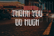 RAMIGADLENMAD, a Sans Serif Font by Kenrichi (Thumbnail 5 of 5)