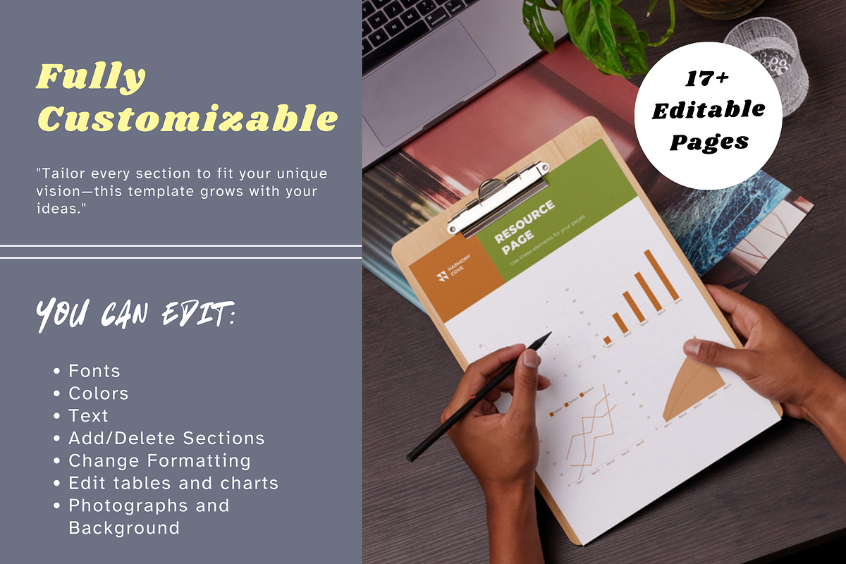 Restaurant Business Plan Template, a Flyer Template by Climbwithelevator (Photo 8 of 10)