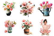 Watercolor Daydream Spring Bliss, an Illustration by DreamArtGraphic (Thumbnail 3 of 4)