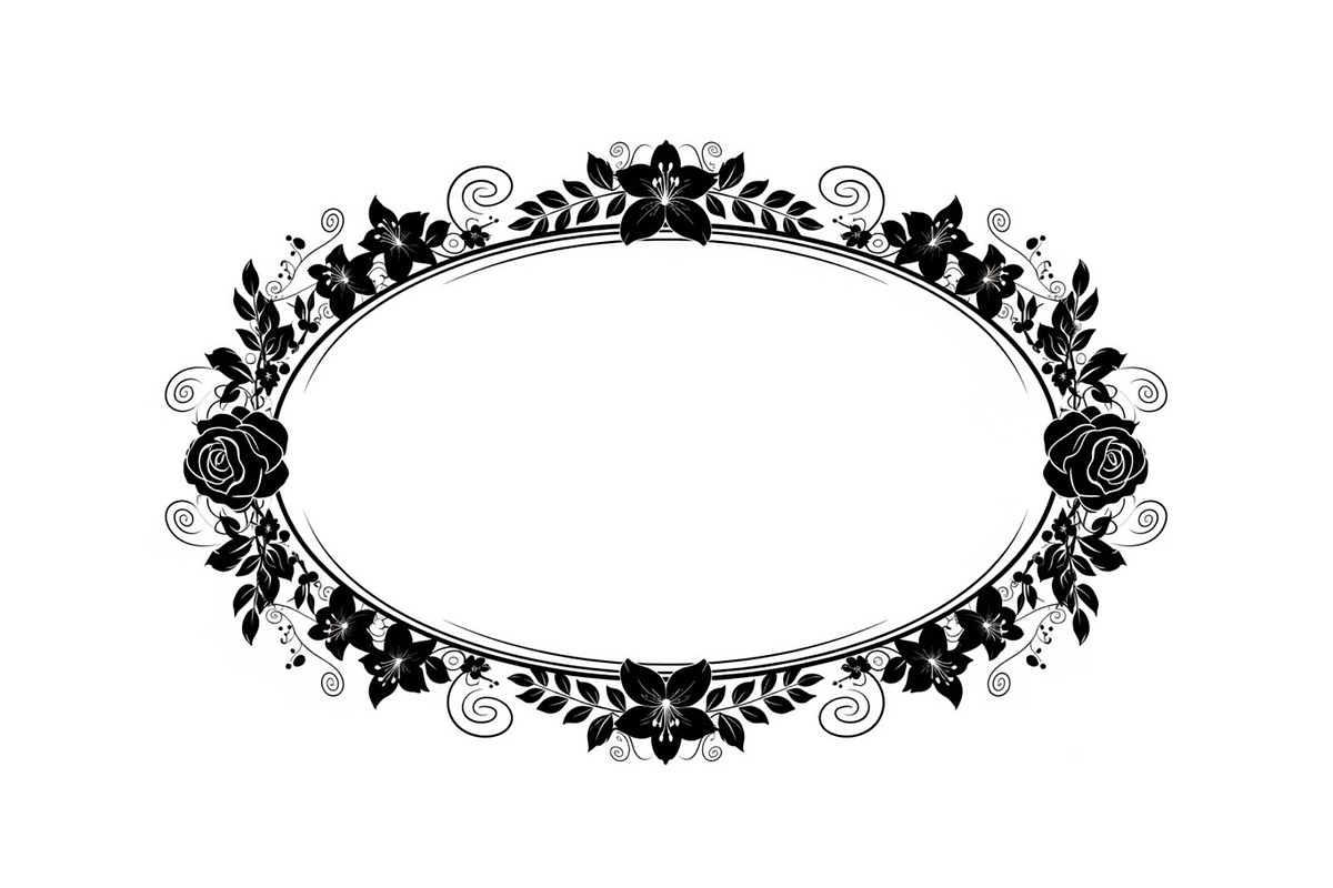 Decorative Nature Frame Silhouette, a Graphic by BIPLOB EXPERT (Photo 10 of 13)