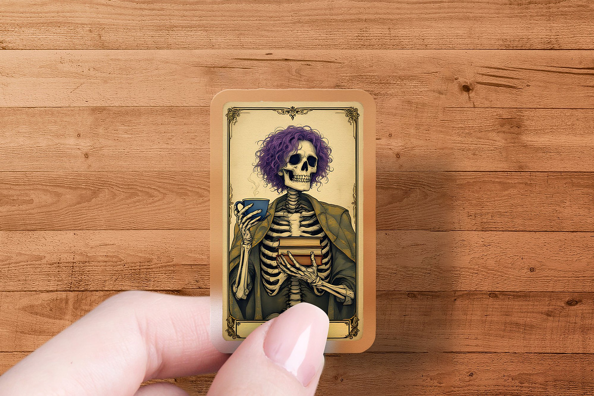 Funny Tarot Cards PNG Bundle 4, a Decorative Illustration by Twisted Mountains (Photo 8 of 10)