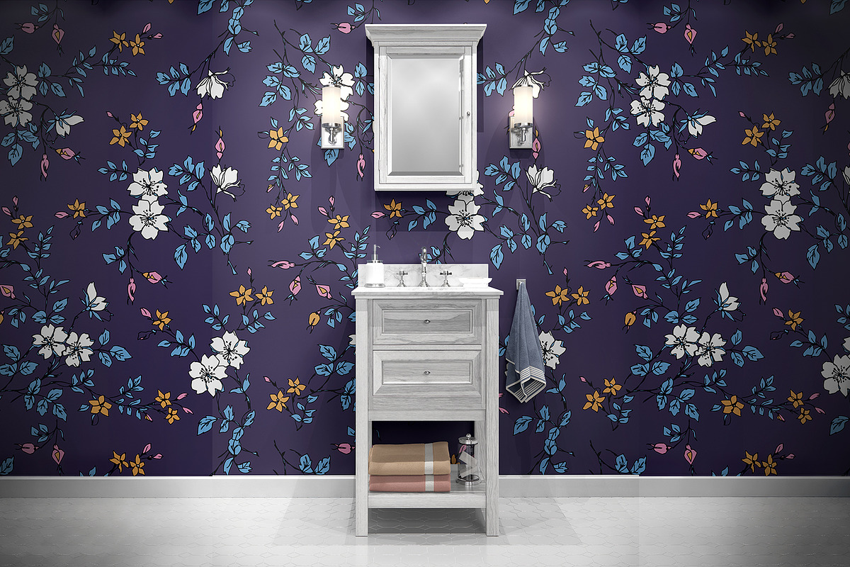Vintage Wildflower Pattern Bundle, a Pattern Graphic by StudioGlouna (Photo 10 of 11)