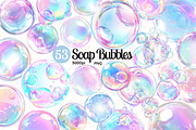 Pastel Soap Bubbles Clipart, a Decorative Illustration by Paper Artsthetics (Thumbnail 1 of 6)