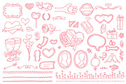 105 Valentine's Day Vector Doodles, an Illustration by Mantas Bac (Thumbnail 2 of 3)