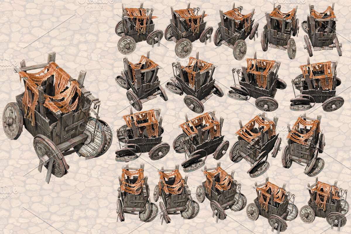 Isometric Ancient City Pack, an Object Graphic by Beatheart Creative Studio (Photo 66 of 77)