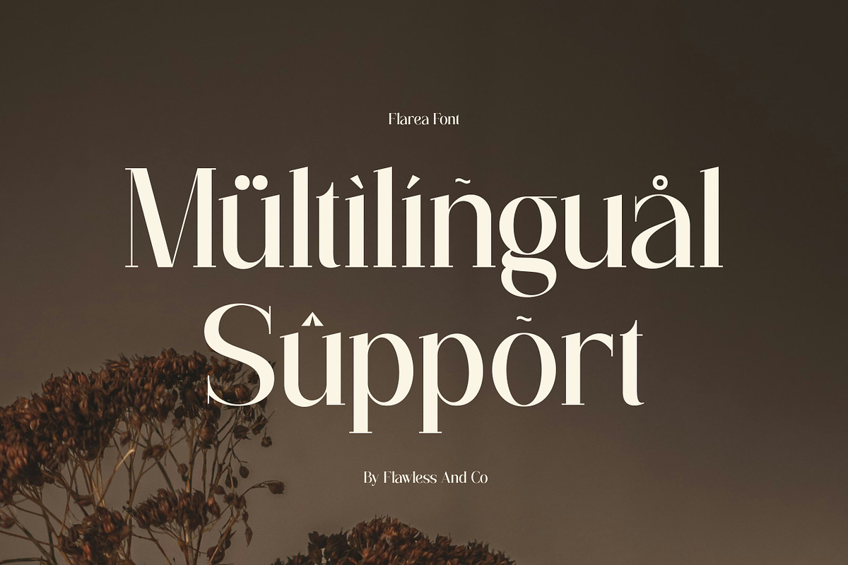 Flarea - Beautiful Serif Font, a Serif Font by Flawless And Co (Photo 8 of 10)