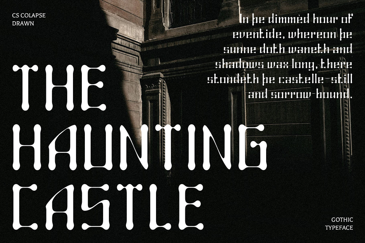 CS Colapse Drawn, a Sans Serif Font by Craft Supply Co. (Photo 6 of 8)