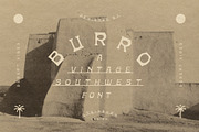 Burro Southwest Font, a Serif Font by Chad Alan Steinborn (Thumbnail 1 of 3)