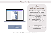 Asian Floral Wedding Invite - C1, an Invitation Template by YeeqsWedding (Thumbnail 2 of 9)