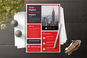 Corporate Theme Business Flyer, a Marketing Template by Graphiexperto (Thumbnail 5 of 6)