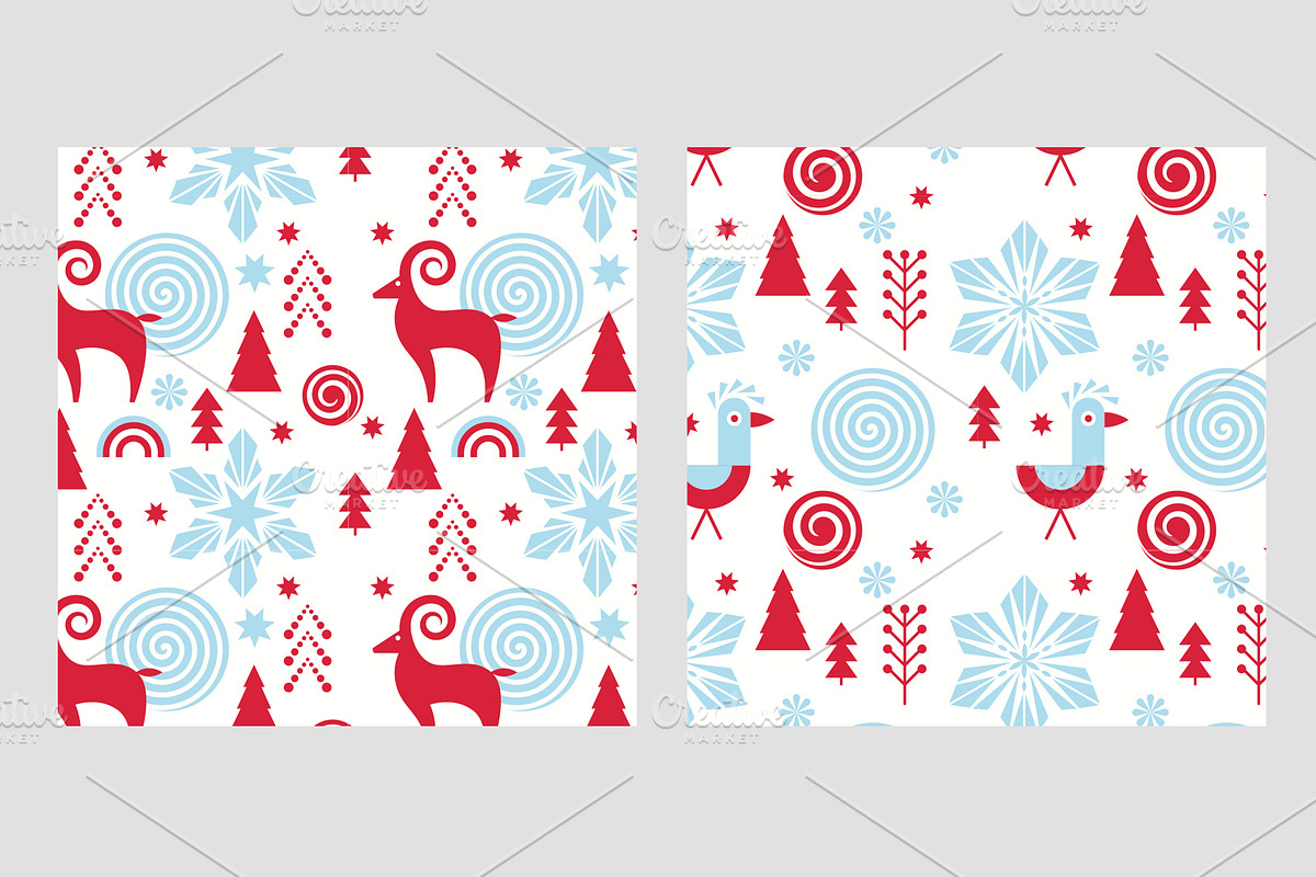 Modern Christmas Graphics & Cards, a Seasonal Illustration by lenlis (Photo 11 of 11)