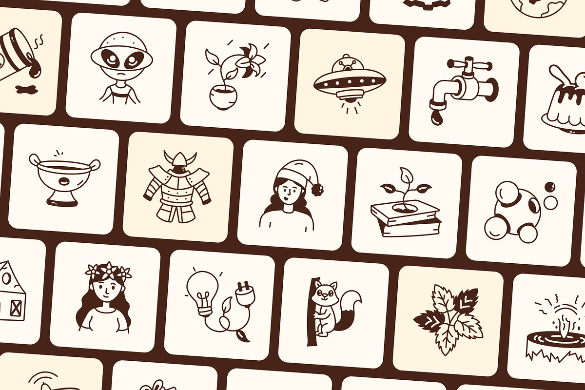 990 Universal Doodle Icons, an Outline Icon by Vectors Market (Photo 8 of 25)