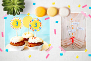 Happy birthday watercolor set, a Decorative Illustration by annasokol_ (Thumbnail 10 of 10)