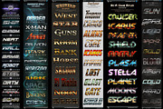 Action Sci-Fi Fantasy Text Effects, a Layer Style Add-On by pixelsao (Thumbnail 5 of 11)