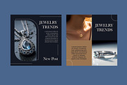 Elegant Jewelry Social Media Post, a Templates & Theme by studiogstock (Thumbnail 2 of 4)