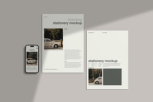 Branding  Stationery Mockups, a Print Template by Alhaytar
