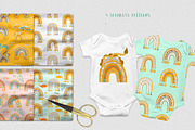 Safari Baby Abstract Rainbows, an Animal Illustration by Cat In Colour (Thumbnail 5 of 9)