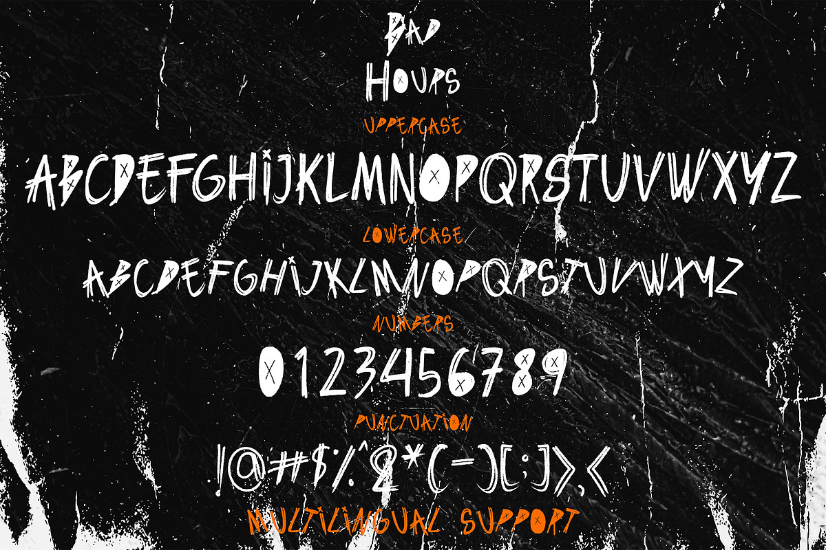 Bad Hours – A Modern Attitude Font, a Handwritten Font by Dm Studio (Photo 7 of 8)