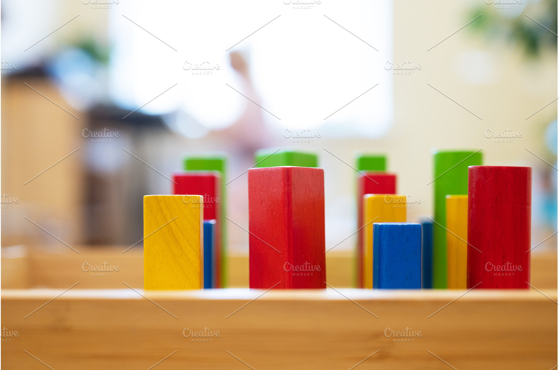 Montessori classroom interior, a School & Education Photo by Jan Jack Russo Media