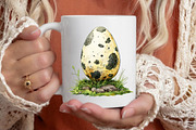 Watercolor Realistic Dinosaur Clipar, a Seasonal Illustration by designcity5 (Thumbnail 5 of 5)