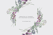 Watercolor Wildflower Clipart Set, an Illustration by Patishop Art (Thumbnail 12 of 23)