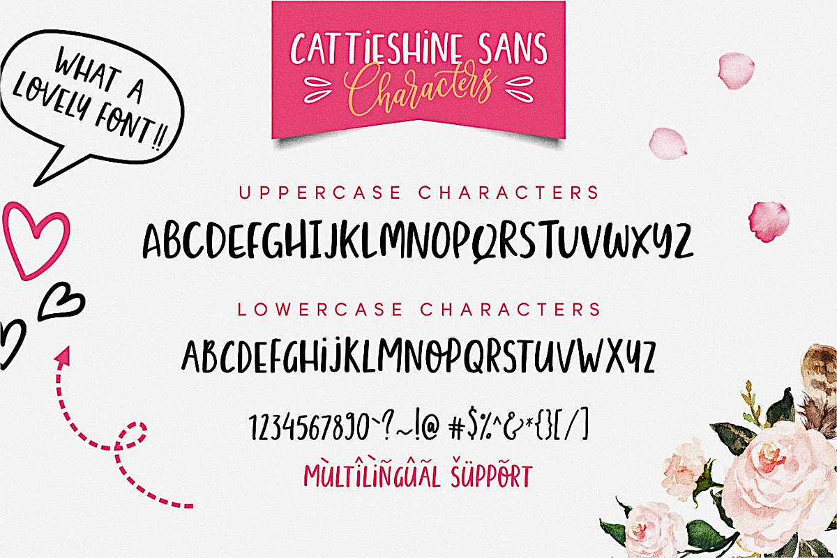 Sale 20% Cattieshine - Font Duo, a Script Font by Anatadesign (Photo 11 of 22)