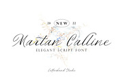 Martan Calline - Elegant Script, a Font by Letterhend Studio (Thumbnail 1 of 9)