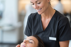 Professional beautician giving relax, a Beauty & Fashion Photo by MistyDay