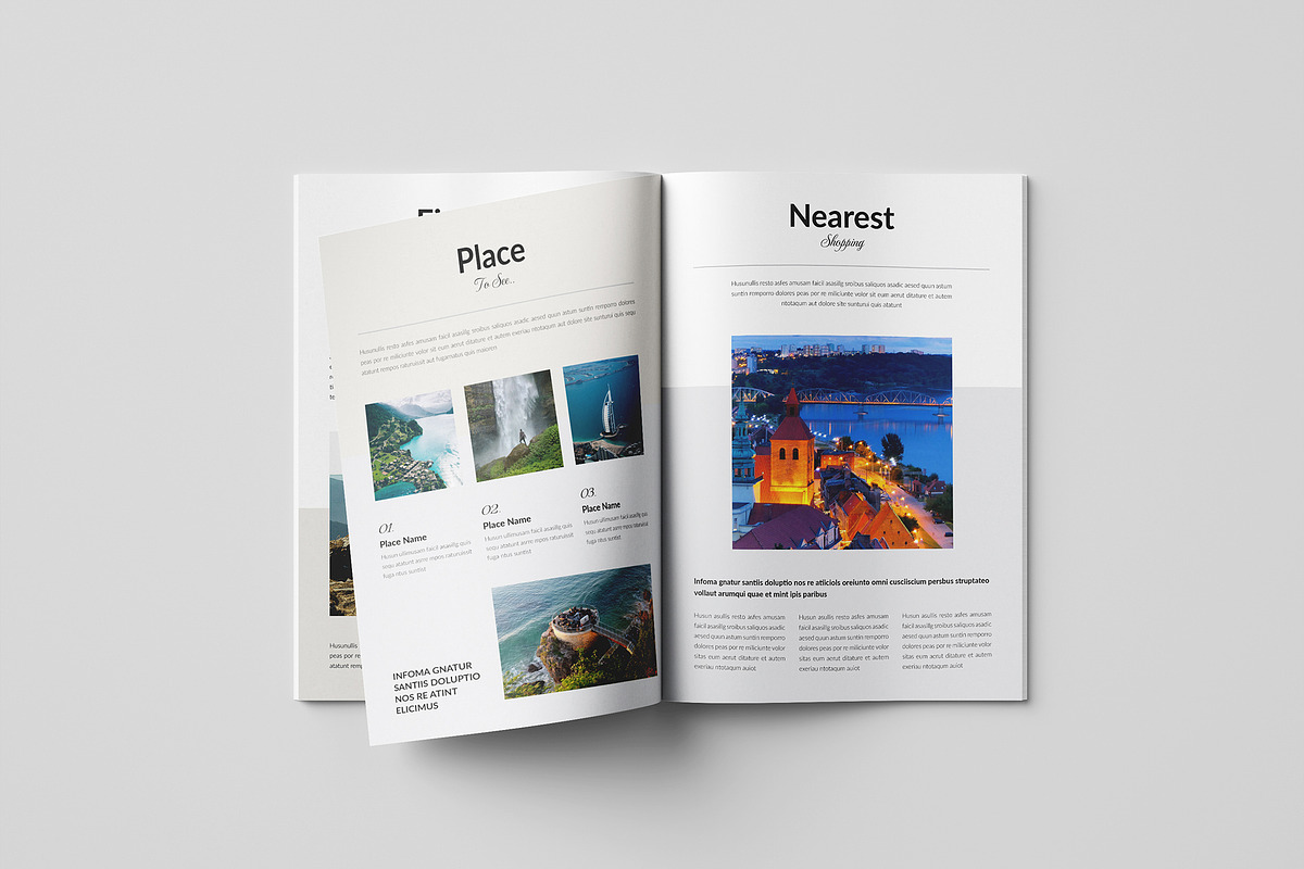 Travel Guide Brochure Template preview 5